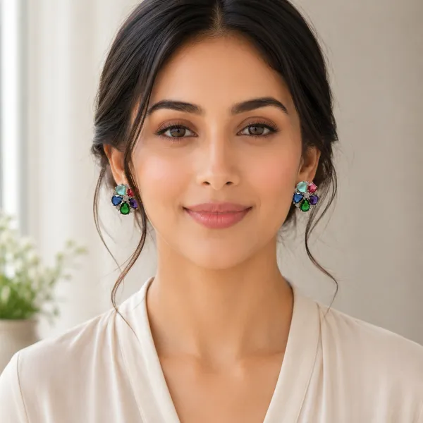 Multicolour_Stud_Earings