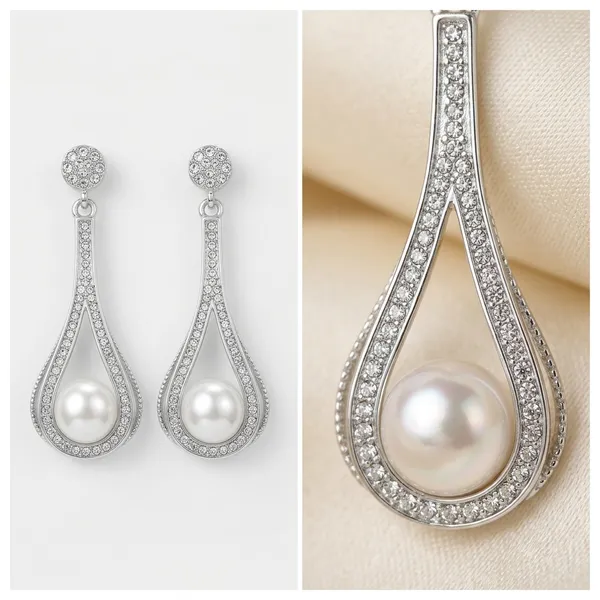 Silver_Cubic_Zirconia_Pearl_Drop_Earrings_For_Women