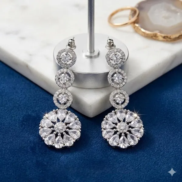 White_Copper_Alloy_American_Diamond_Dangler_Earrings_For_Women