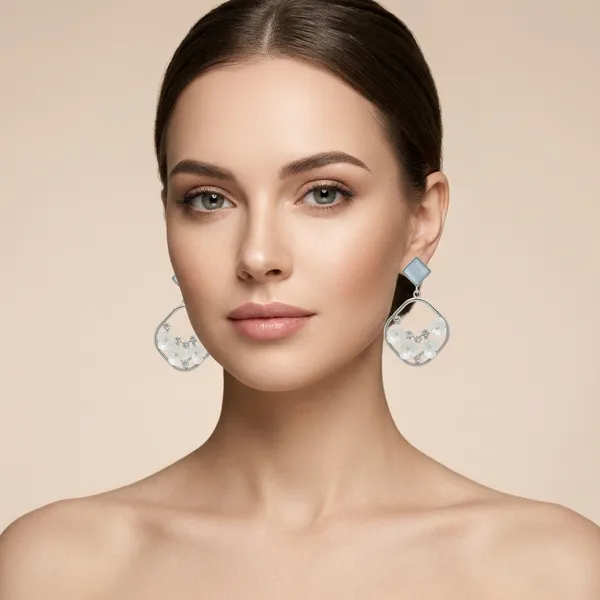 Silver_Brass_Floral_Drop_Earrings_For_Women
