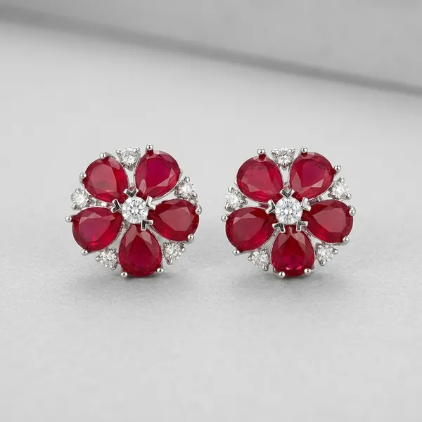Red_Copper_Alloy_Meena_Stone_Floral_Stud_Earrings_For_Women
