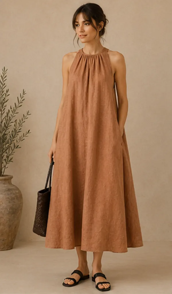 Sienna_Gathered_Neck_Dress