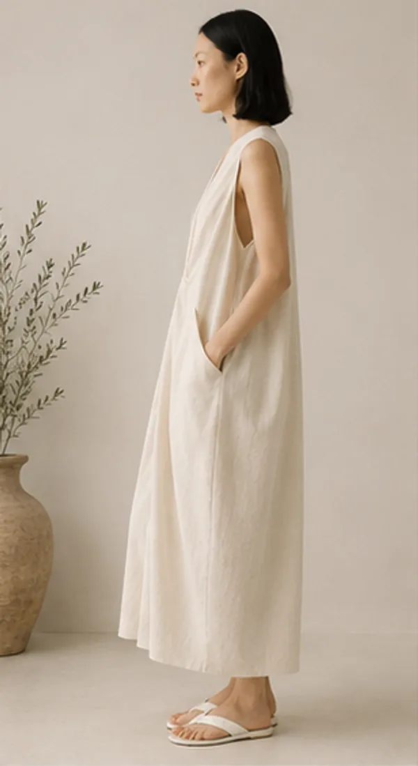 Ivory_Twist_Front_Dress