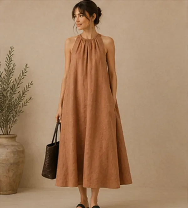 Sienna_Gathered_Neck_Dress