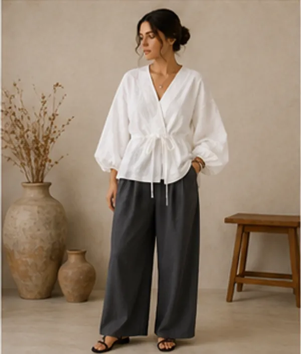 Luna_Gathered_Wrap_Blouse