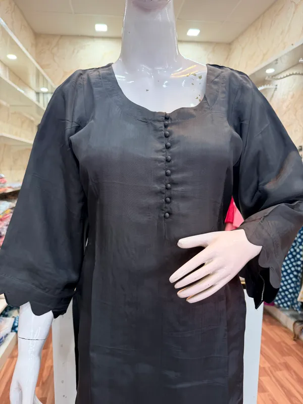 Grey_And_Mustard_Elegant_Design_Farsi_Salwar_Short_Kurti_Cut_Work_Design_For_Women