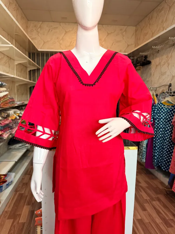 Carrot_Elegant_Design_Farsi_Salwar_Short_Kurti_For_Women