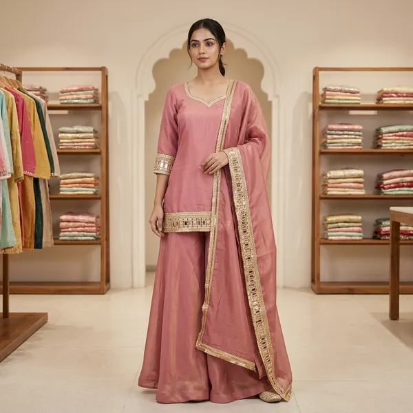 Mauve_Elegant_Design_Sharara_Set_3_Pc_Set_For_Women