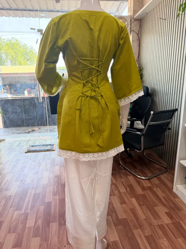 Mint_Green_Elegant_Design_Farsi_Salwar_Short_Kurti_For_Women