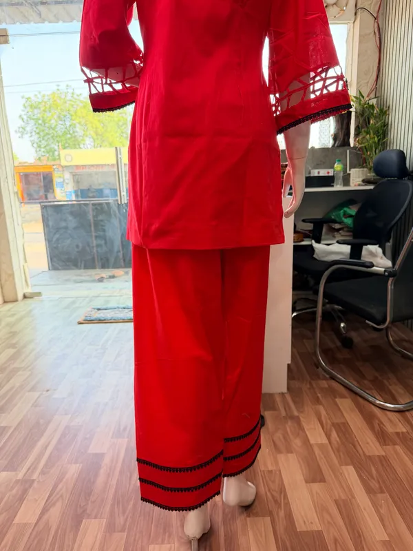 Carrot_Elegant_Design_Farsi_Salwar_Short_Kurti_For_Women