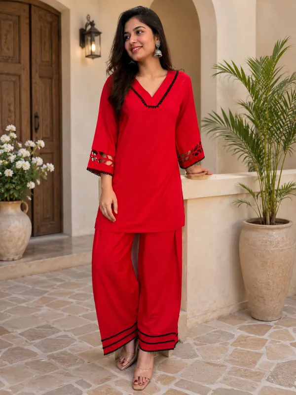 Carrot_Elegant_Design_Farsi_Salwar_Short_Kurti_For_Women