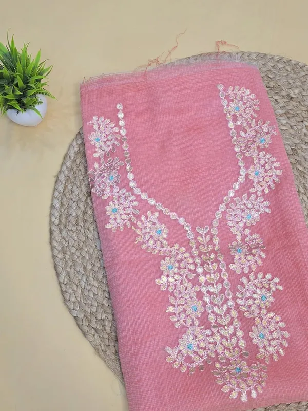 Peach_Kota_Cotton_Suit_Unstiched_Dress_Material_For_Womens