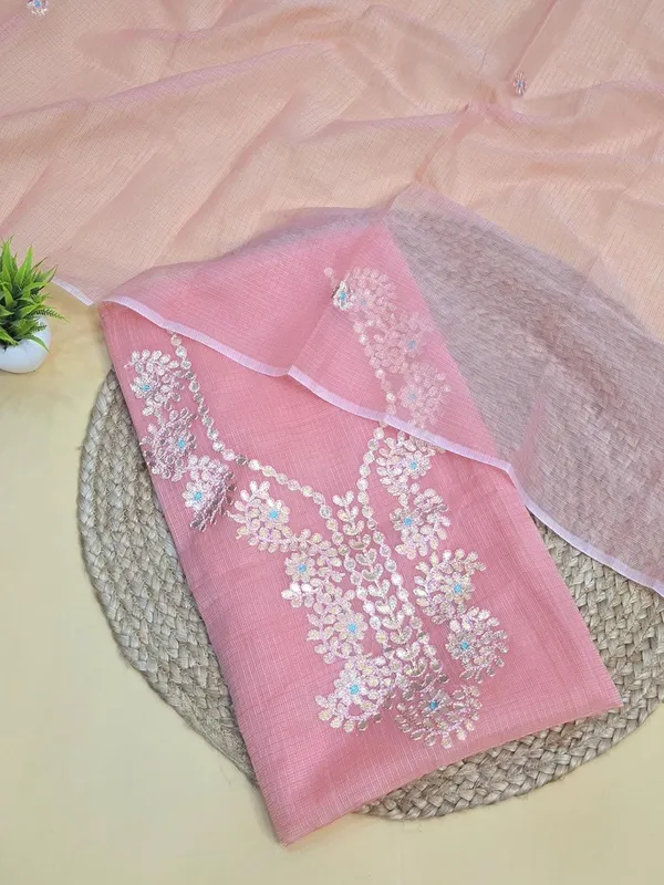 Peach_Kota_Cotton_Suit_Unstiched_Dress_Material_For_Womens
