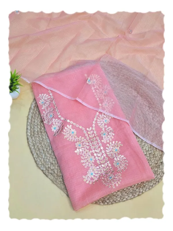 Peach_Kota_Cotton_Suit_Unstiched_Dress_Material_For_Womens