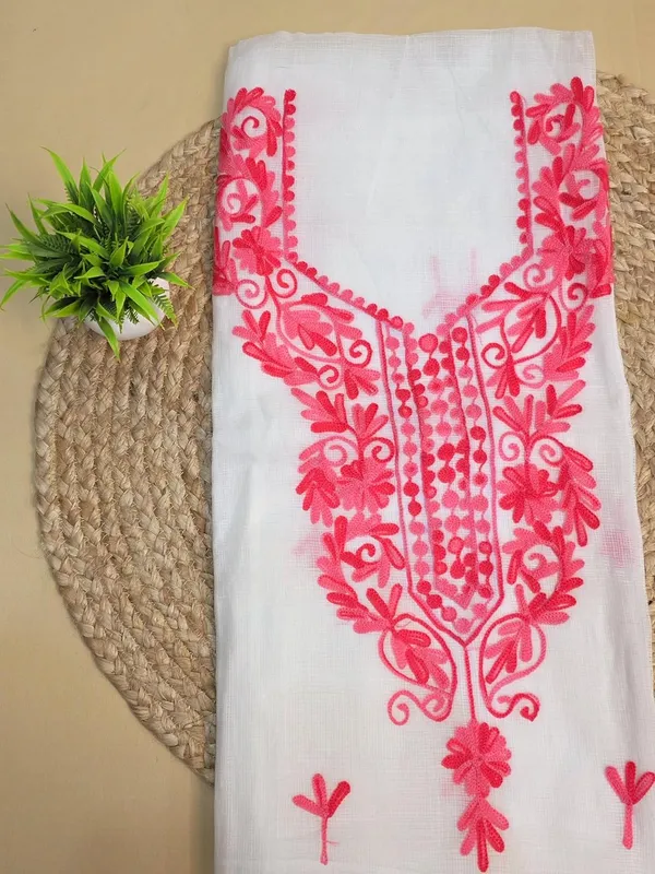 White_Kota_Cotton_Suit_Unstiched_Dress_Material_For_Womens