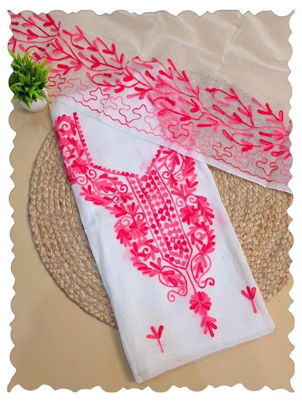 White_Kota_Cotton_Suit_Unstiched_Dress_Material_For_Womens