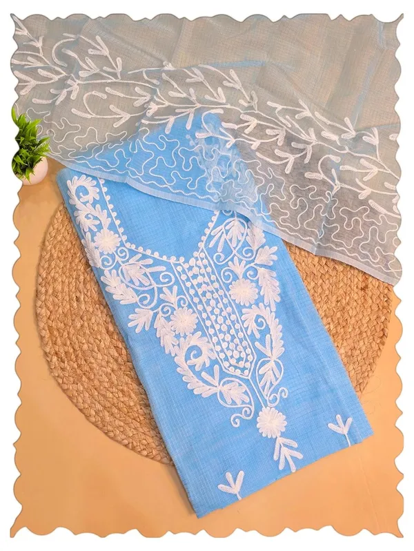 Skyblue_Kota_Cotton_Suit_Unstiched_Dress_Material_For_Womens