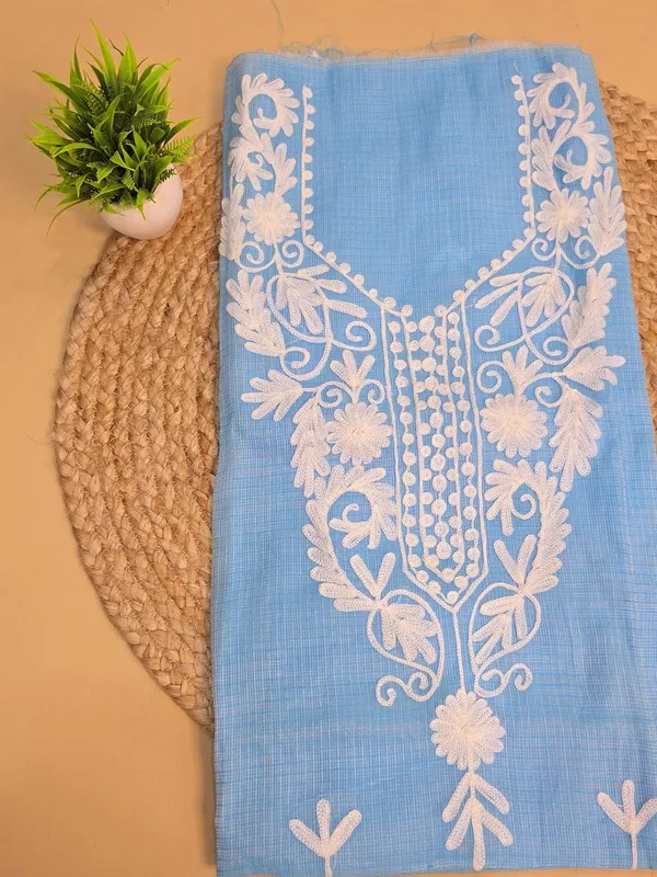 Skyblue_Kota_Cotton_Suit_Unstiched_Dress_Material_For_Womens