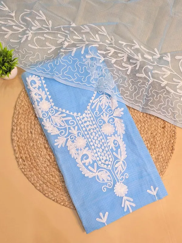 Skyblue_Kota_Cotton_Suit_Unstiched_Dress_Material_For_Womens