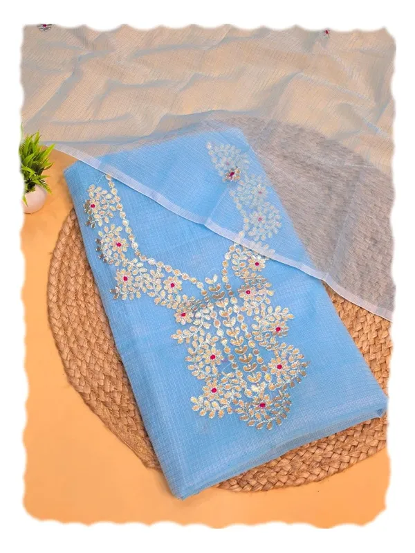 Skyblue_Kota_Cotton_Suit_Unstiched_Dress_Material_For_Womens