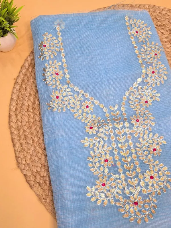 Skyblue_Kota_Cotton_Suit_Unstiched_Dress_Material_For_Womens