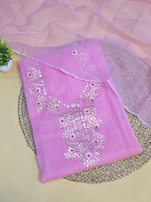 Baby_Pink_Kota_Cotton_Suit_Unstiched_Dress_Material_For_Womens