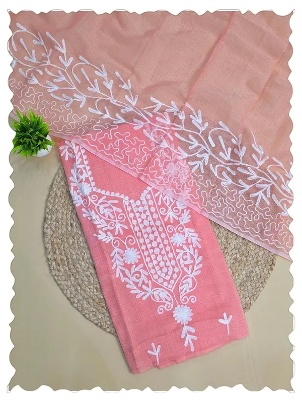Peach_Kota_Cotton_Suit_Unstiched_Dress_Material_For_Womens