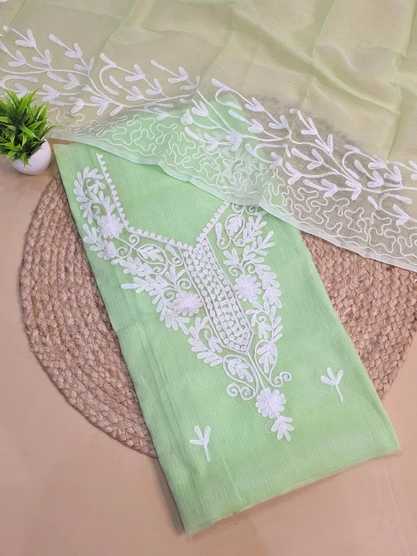 Light_Green_Kota_Cotton_Suit_Unstiched_Dress_Material_For_Womens