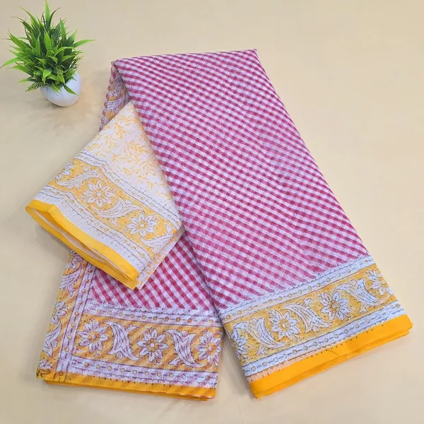 Maroon_Kota_Cotton_Saree_For_Womens