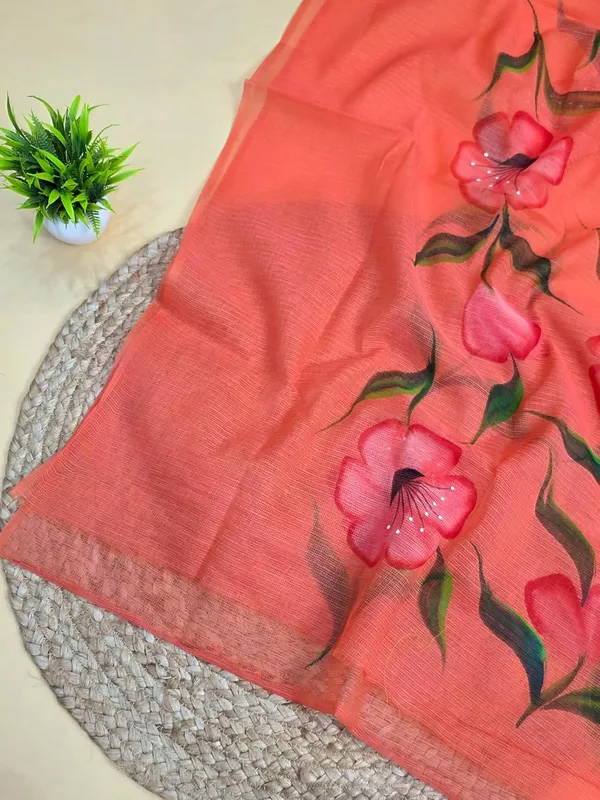 Peach_Kota_Cotton_Dress_Material_For_Womens