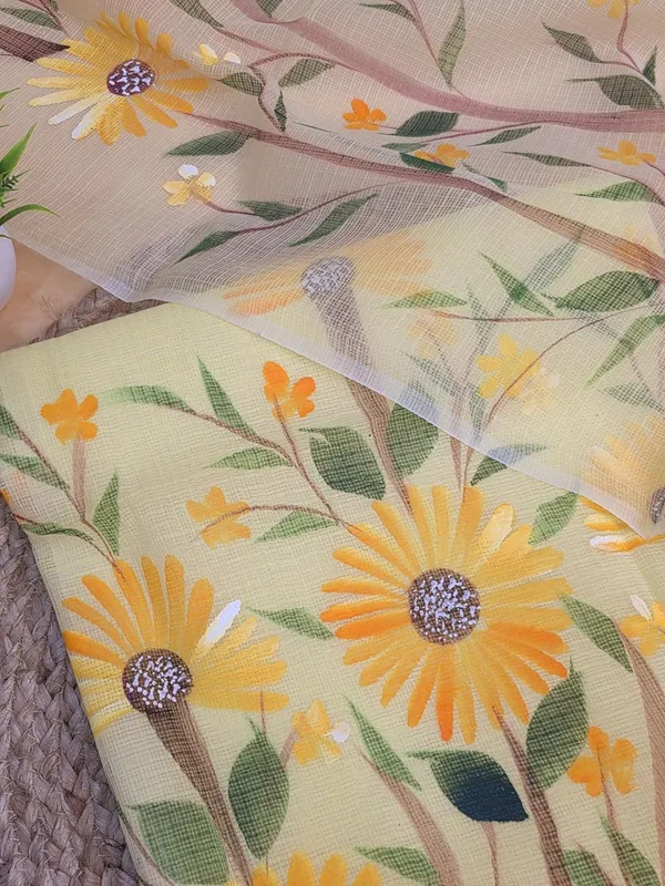 Lemon_Yellow_Kota_Cotton_Handloom_Suit_Set_For_Womens