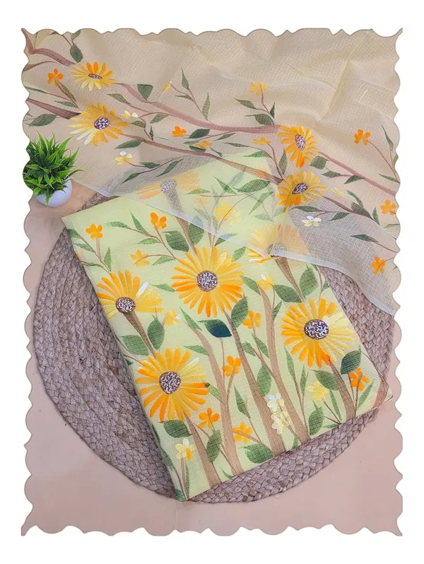 Lemon_Yellow_Kota_Cotton_Handloom_Suit_Set_For_Womens