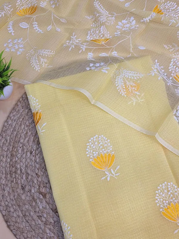 Lemon_Yellow_Kota_Cotton_Dress_Material_For_Womens