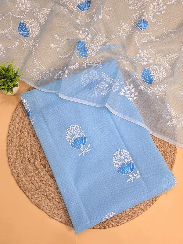 Skyblue_Kota_Cotton_Dress_Material_For_Womens