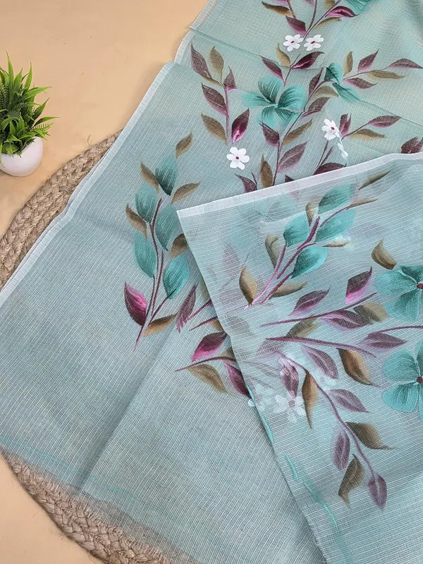 Sea_Green_Kota_Cotton_Dress_Material_For_Womens