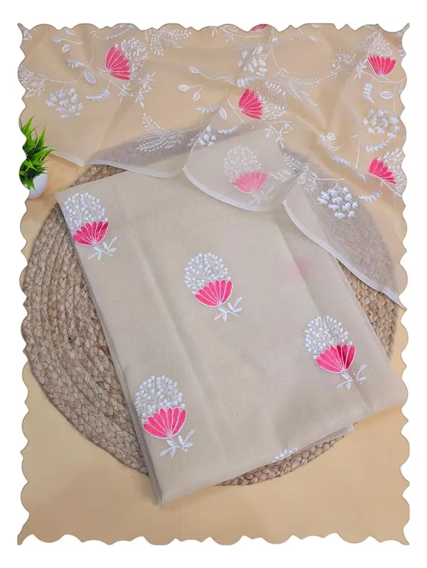 Beige_Kota_Cotton_Dress_Material_For_Womens