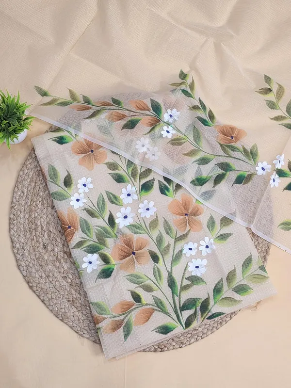 Beige_Kota_Cotton_Dress_Material_For_Womens