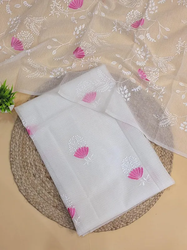 White_Kota_Cotton_Suit_Unstiched_Dress_Material_For_Womens