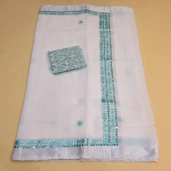 Sea_Green_Kota_Cotton_Saree_For_Womens