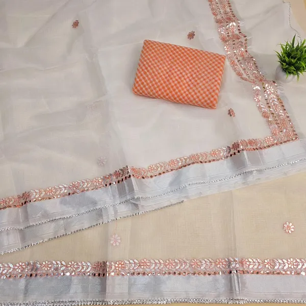 Orange_Kota_Cotton_Saree_For_Womens