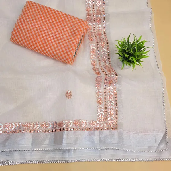 Orange_Kota_Cotton_Saree_For_Womens