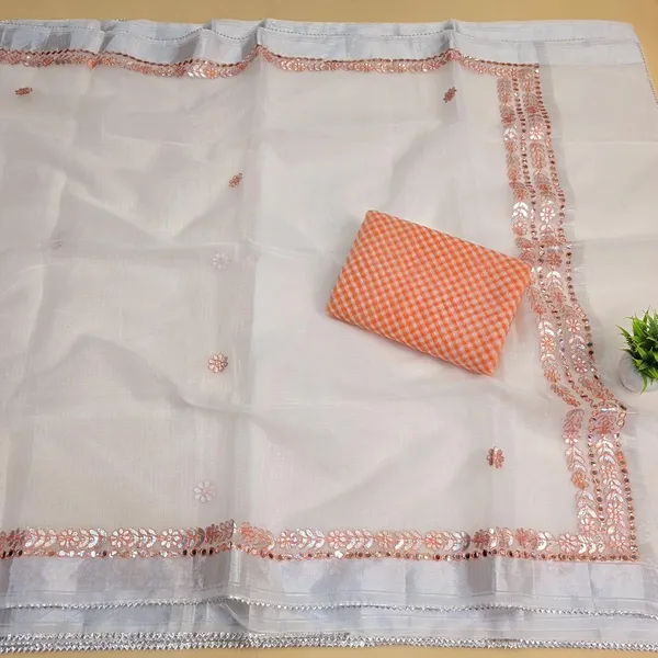 Orange_Kota_Cotton_Saree_For_Womens