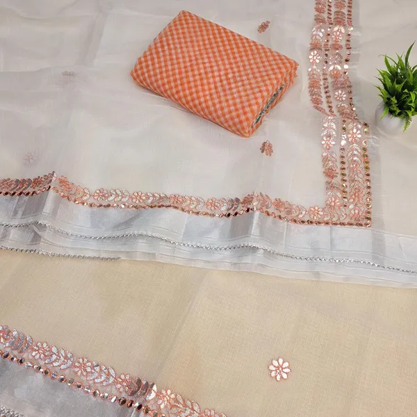 Orange_Kota_Cotton_Saree_For_Womens