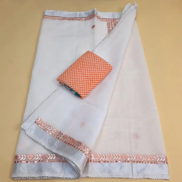 Orange_Kota_Cotton_Saree_For_Womens
