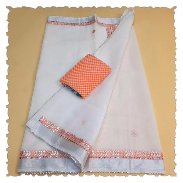 Orange_Kota_Cotton_Saree_For_Womens