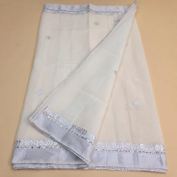Beige_Kota_Cotton_Saree_For_Womens