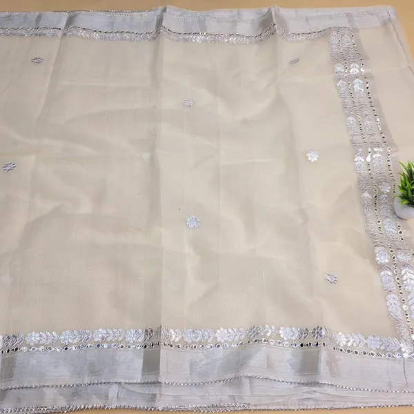 Beige_Kota_Cotton_Saree_For_Womens