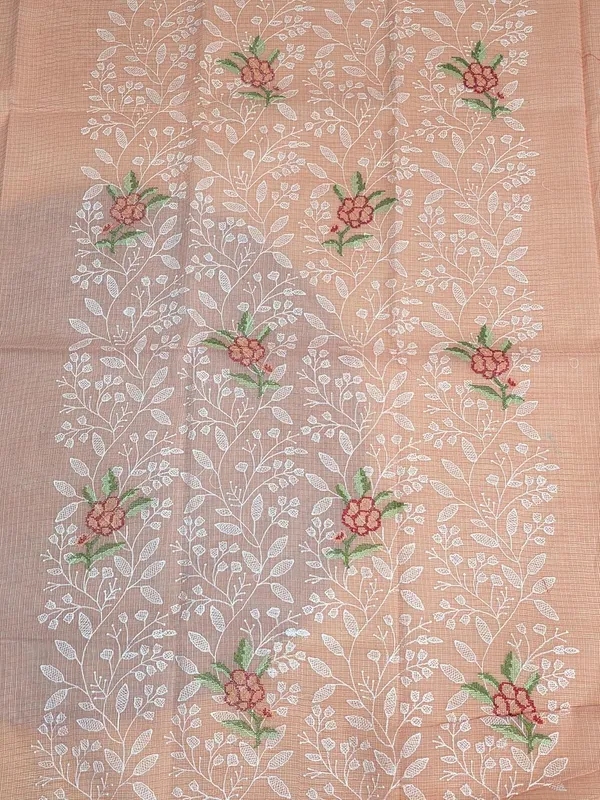 Peach_Kota_Cotton_Suit_Unstiched_Dress_Material_For_Womens