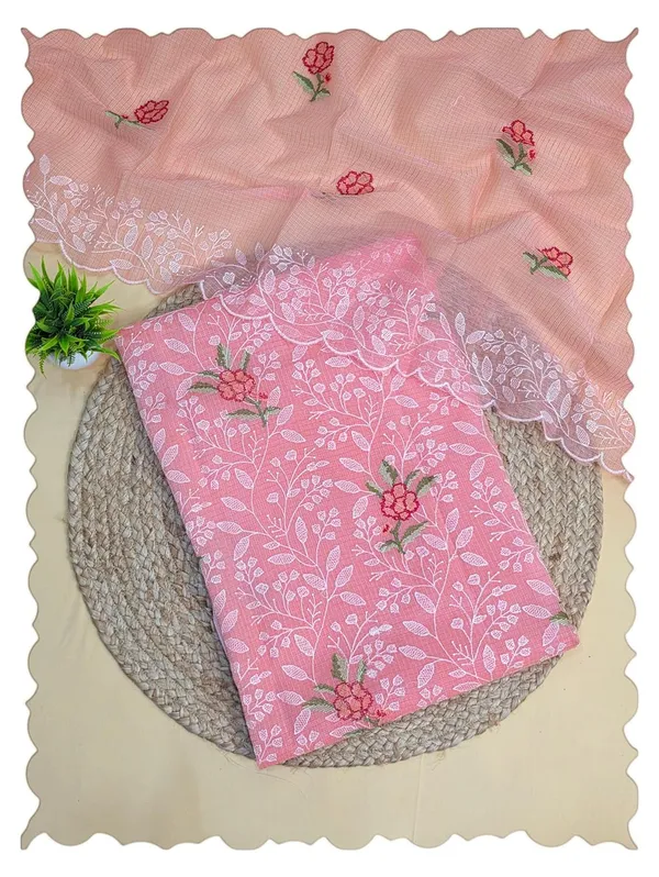 Peach_Kota_Cotton_Suit_Unstiched_Dress_Material_For_Womens