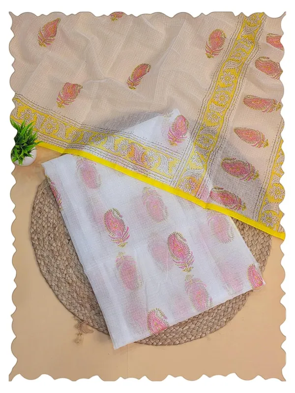 Yellow_Kota_Cotton_Suit_Unstiched_Dress_Material_For_Womens
